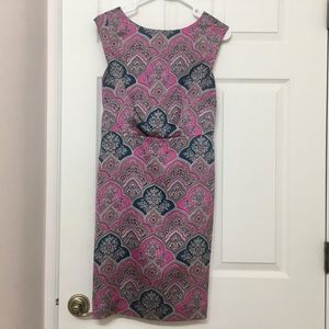 The Limited Pink/Teal Dress - Perfect for work!